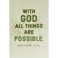 Blank Card Matthew 19:26