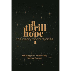A Thrill of Hope Christmas Card