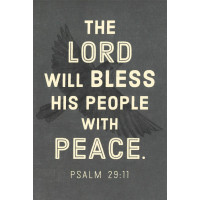 Blank Card Psalm 29:11