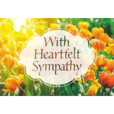 With Heartfelt Sympathy Card