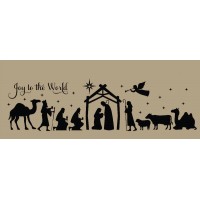 Joy to the World, Large Black Decal Joy to the World, Large Black Decal