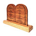 Wooden Ten Commandments with Stand Wooden Ten Commandments with Stand