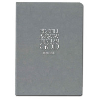 Be Still Grey Notebook Be Still Grey Notebook