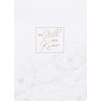 Be Still White Notebook Be Still White Notebook