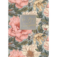Strong and Courageous Floral Notebook Strong and Courageous Floral Notebook