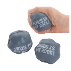 Jesus Is My Rock Stress Ball
