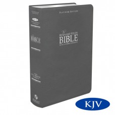 Platinum Remnant Study Bible KJV Indexed Gray Leather