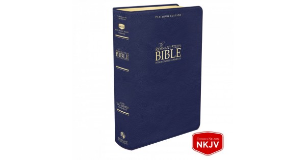 Platinum NKJV Study Bible NKJV Blue