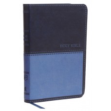 KJV Thinline Bible Compact Leathersoft Blue