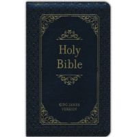 KJV Holy Bible, Zip Midnight 