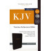 KJV Thinline Bonded Leather Bible, Black Indexed