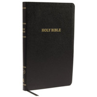 KJV Thinline Leatherflex Bible Black
