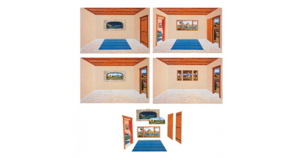 Small Interior Background and Overlays
