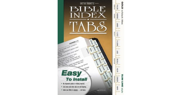 Bible Index Tabs